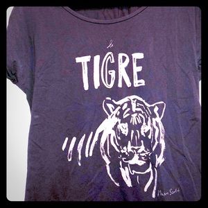 Gray Maison Scotch Tigre Tee